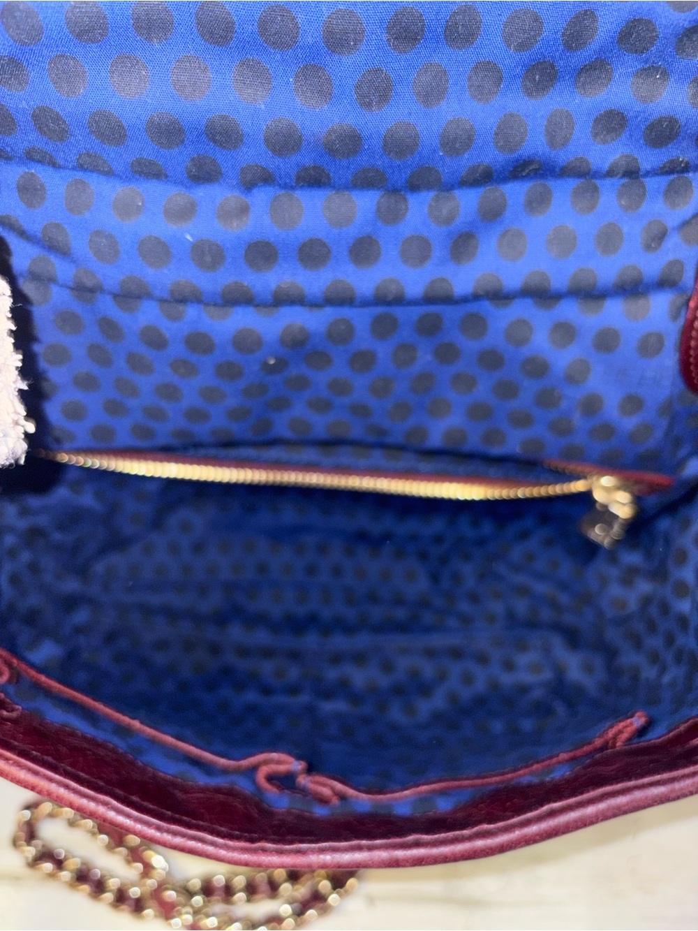 Rebecca Minkoff Quilted Wine Red Leather Chain Crossbody - Picture 4 of 6